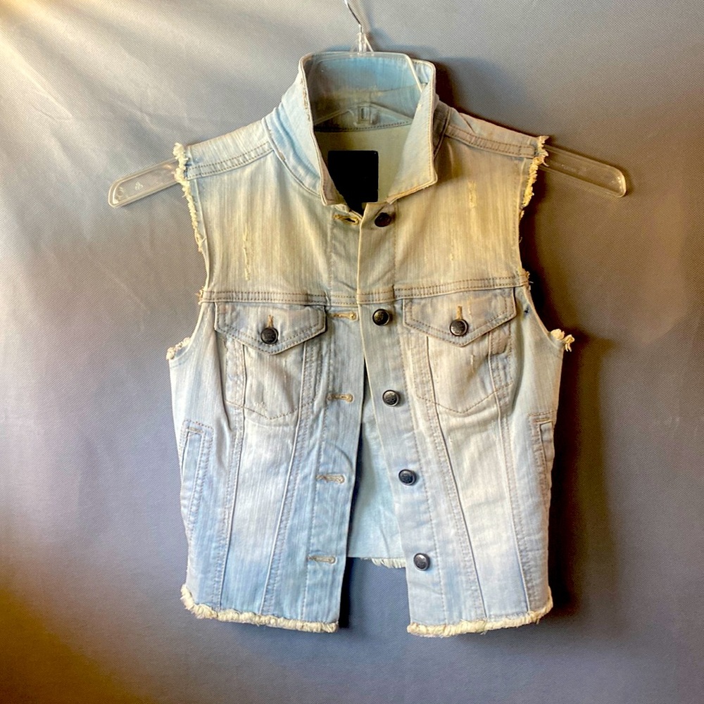 Cute denim  vest from Jessica Simpson.